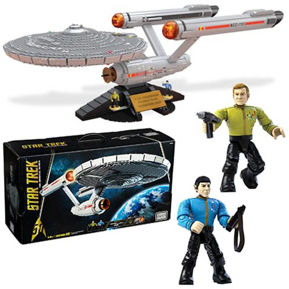 Mega Bloks Star Trek: The Original Series U.S.S. Enterprise NCC-1701 Vehicle Image 1