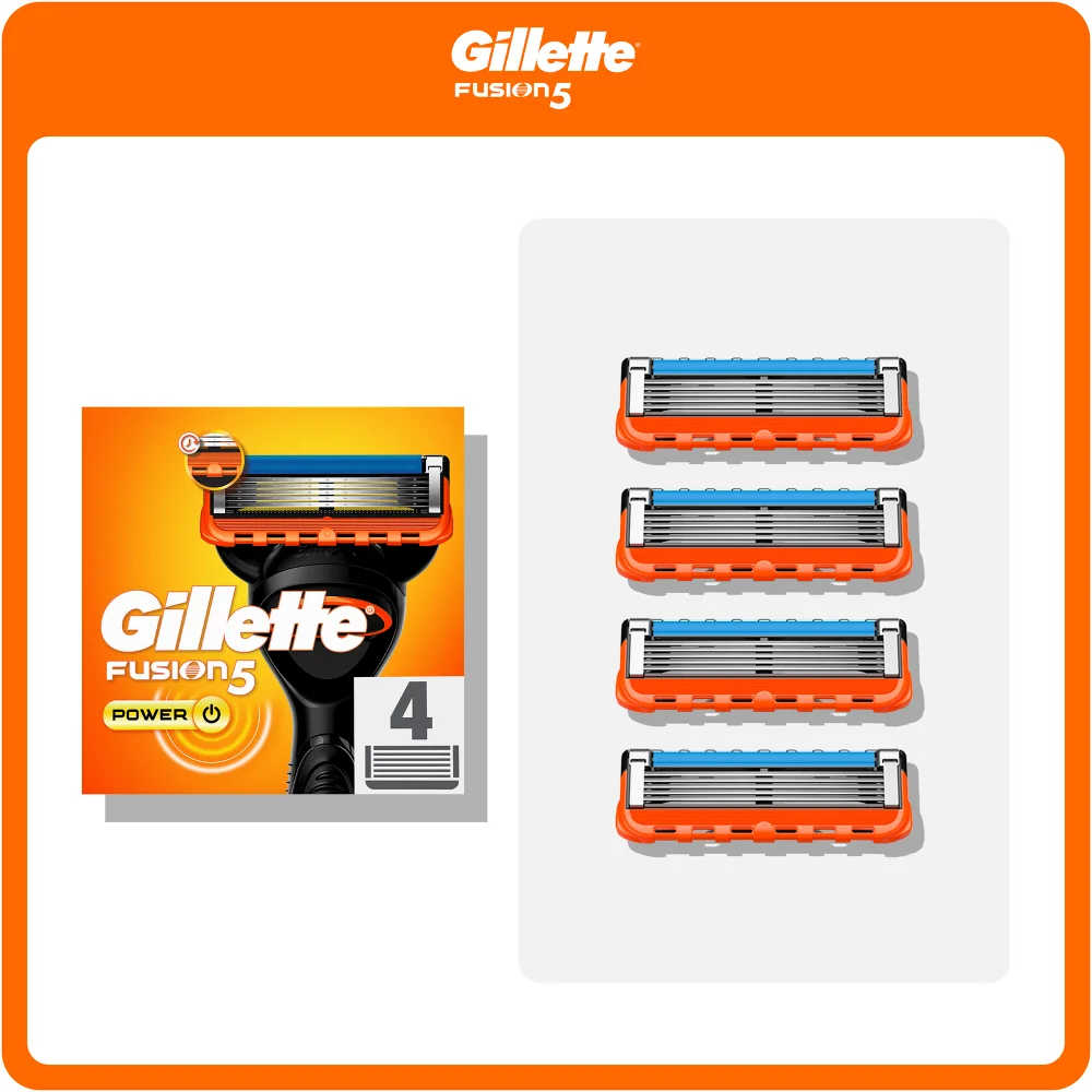 Recharges de lames de rasoir Gillette Fusion Power - 4 Pack Image 1