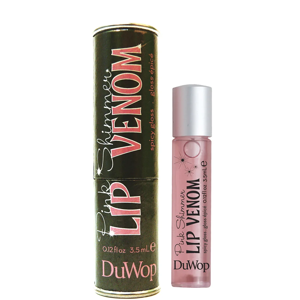 Duwop Lip Venom Pink Shimmer Gloss repulpant Rose brillant (3,5 ml) Image 1