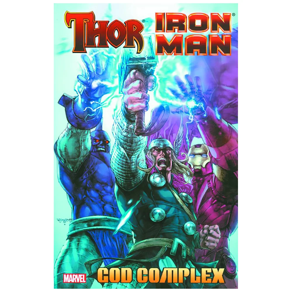 Marvel Comics Thor Iron Man Prem Hardcover God Complex Graphic Novel Image 1