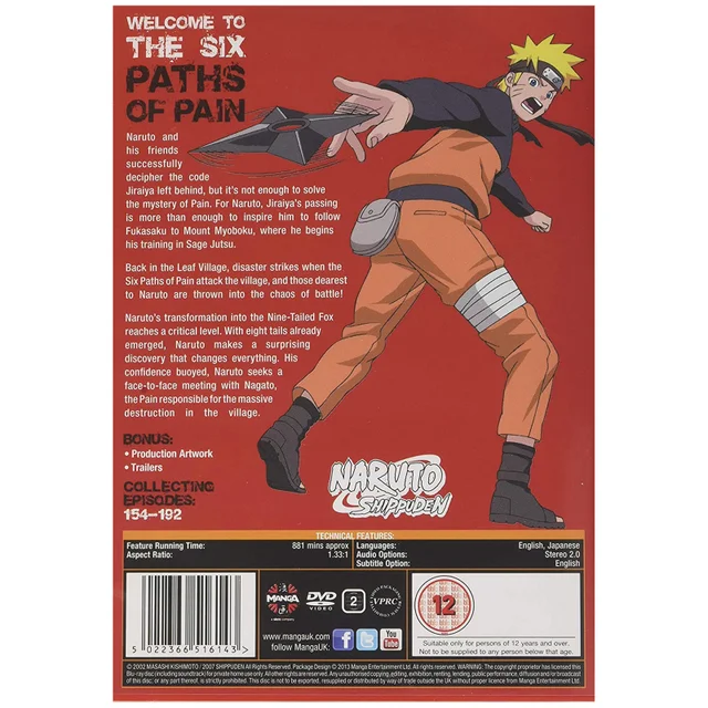 Naruto Shippuden - Série complète 4 : Épisodes 154-192