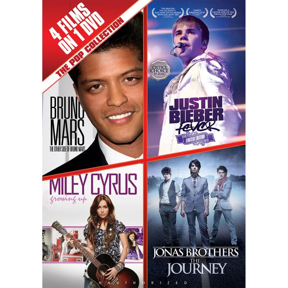 The Pop Collection: Bruno Mars, Justin Bieber, Miley Cyrus and The Jonas Brothers Image 1