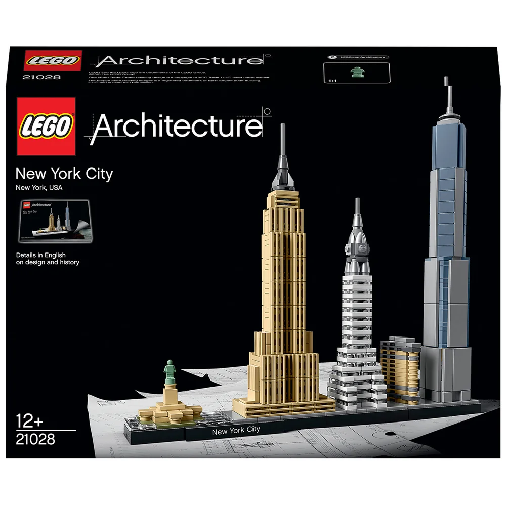 LEGO Architecture: New York, Construction Maquette Miniature, Statue de la Liberté (21028) Image 1