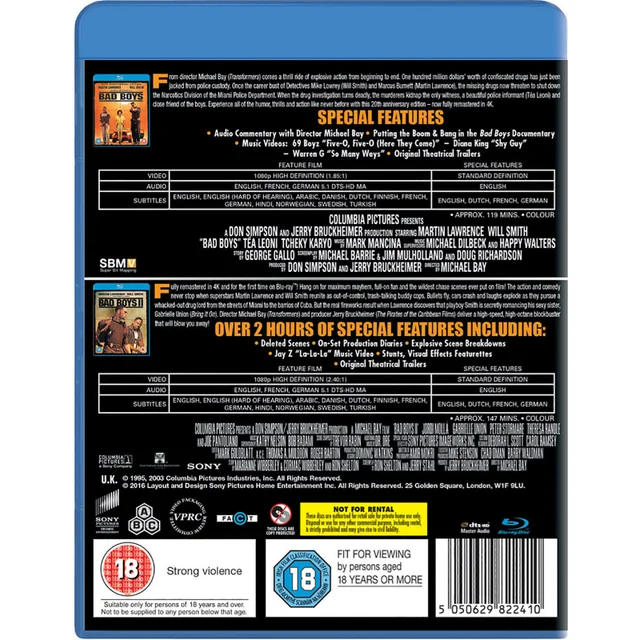 Bad Boys / Bad Boys II - 20ème Anniversaire