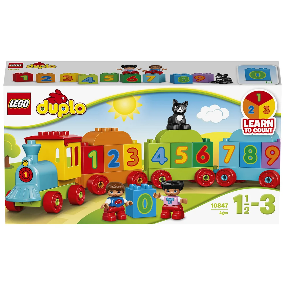 LEGO DUPLO Le train des chiffres (10847) Image 1