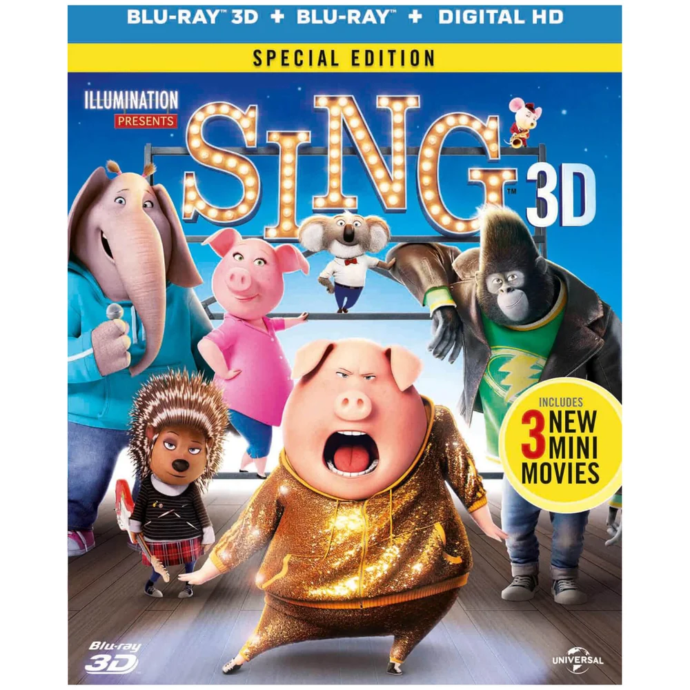 Tous en scène 3D (DVD + Version 2D + Copie UV Inclus) Image 1