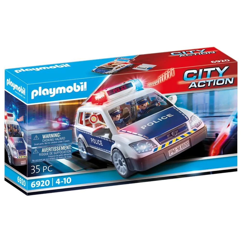 Playmobil City Action Voiture de policiers avec gyrophare et sirène (6920) Image 1