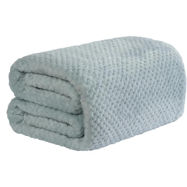 Plaid Gaufré Dreamscene - Bleu Pâle