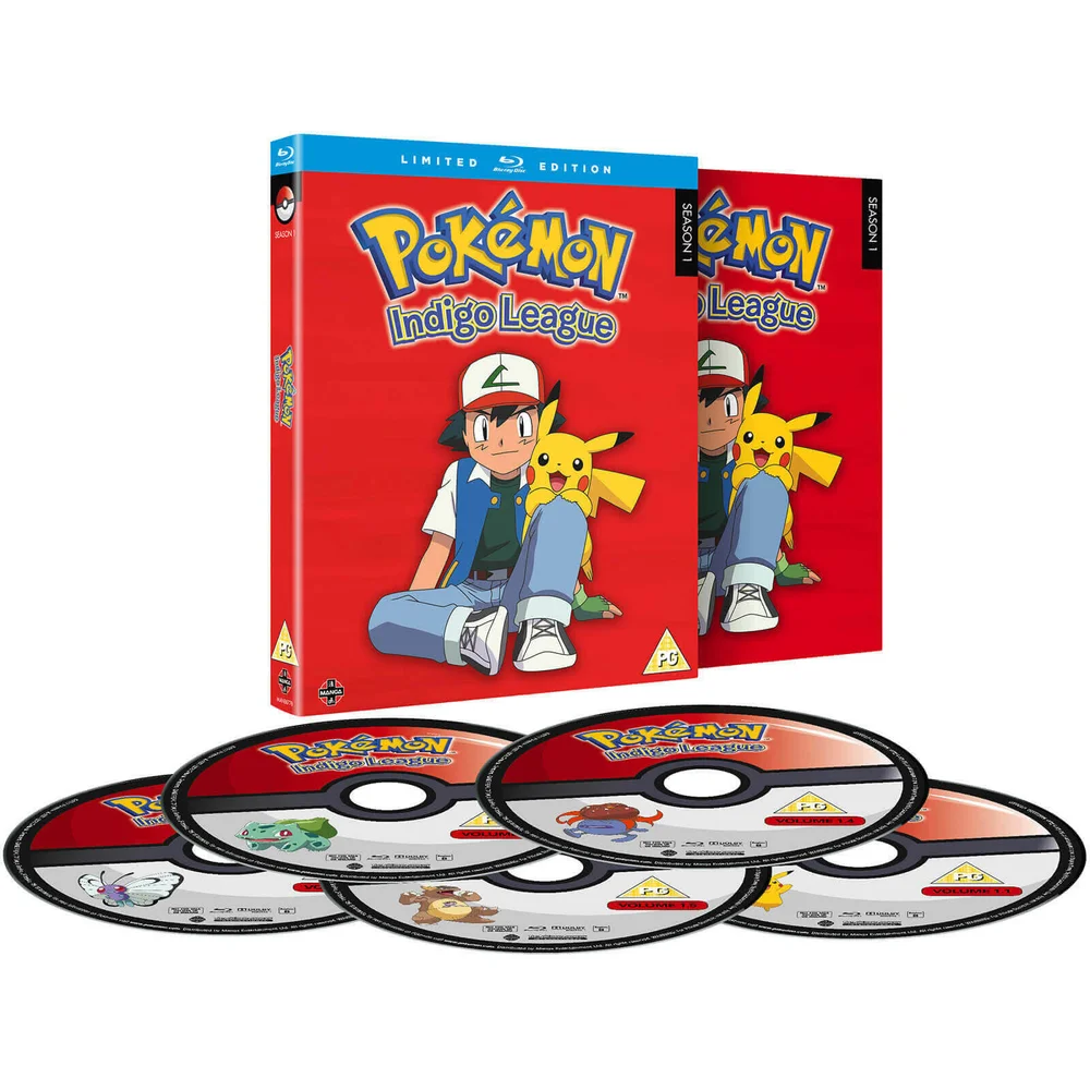 Pokémon : La ligue indigo - Saison 1 Coffret Image 1