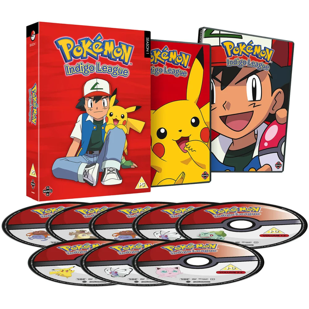 Pokémon : La ligue indigo - Saison 1 Coffret Image 1