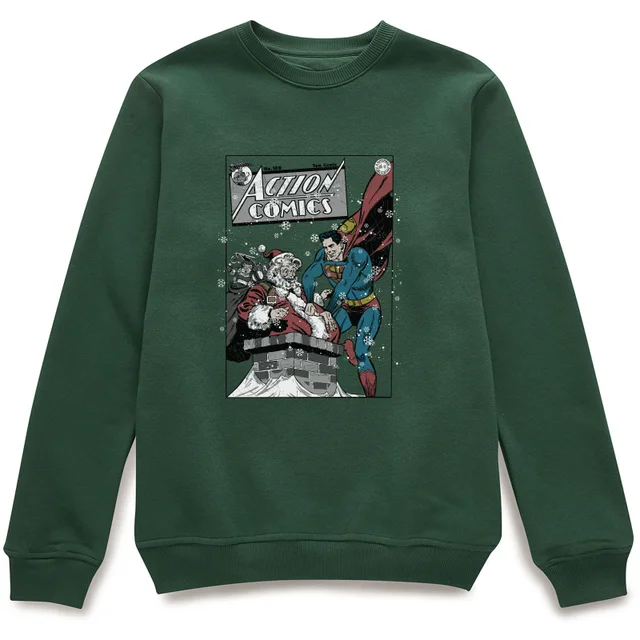 Pull de Noël Homme DC Comics Superman - Vert