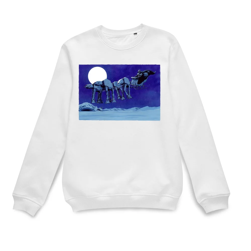 Star Wars Darth Vader AT-AT Christmas Sleigh Pull de Noël - Blanc - S Image 1