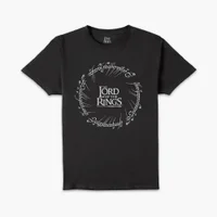T-Shirt Homme Le Seigneur des Anneaux - Noir