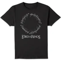 T-Shirt Homme Le Seigneur des Anneaux - Noir