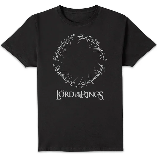 T-Shirt Homme Le Seigneur des Anneaux - Noir