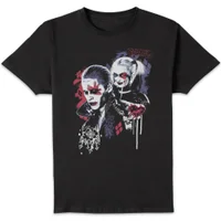 T-Shirt Homme Harley Quinn et le Joker (DC Comics) - Noir
