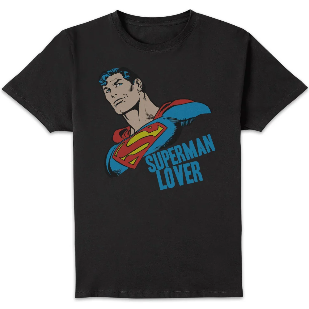 T-Shirt Homme Superman Lover (DC Comics) - Noir - S Image 1