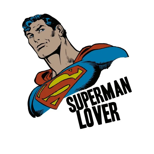 T-Shirt Homme Superman Lover (DC Comics) - Blanc