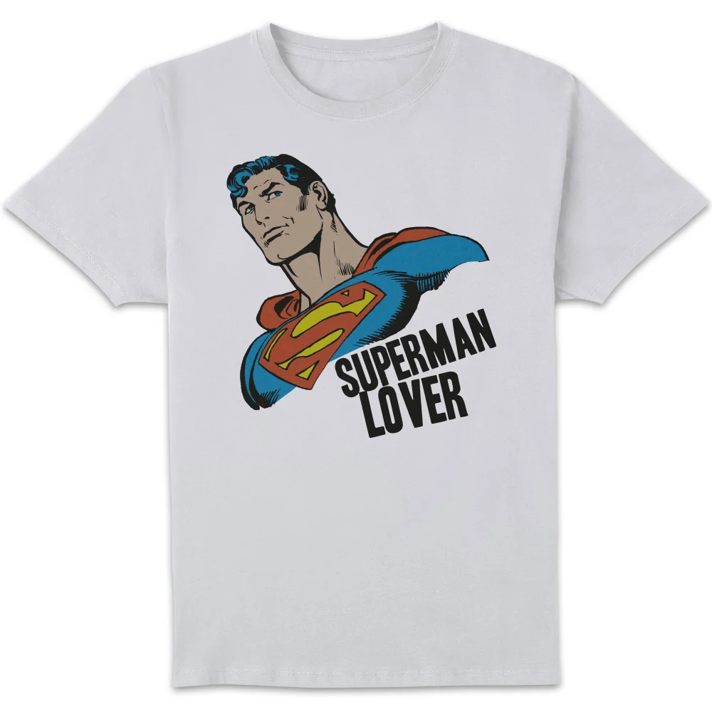 T-Shirt Homme Superman Lover (DC Comics) - Blanc - S Image 1