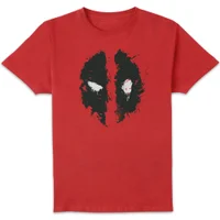 T-Shirt Homme Deadpool (Marvel) Splat Face - Rouge - undefined undefined