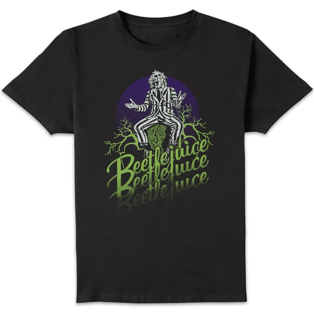 T-Shirt Homme Beetlejuice Abîmé - Noir