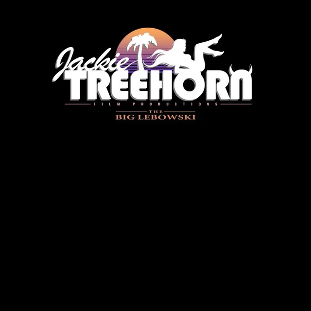 T-Shirt Homme The Big Lebowski Treehorn Logo - Noir