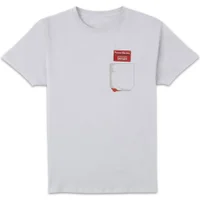 T-Shirt Homme Shaun Of The Dead - You've Got Red On Your Pocket - Blanc