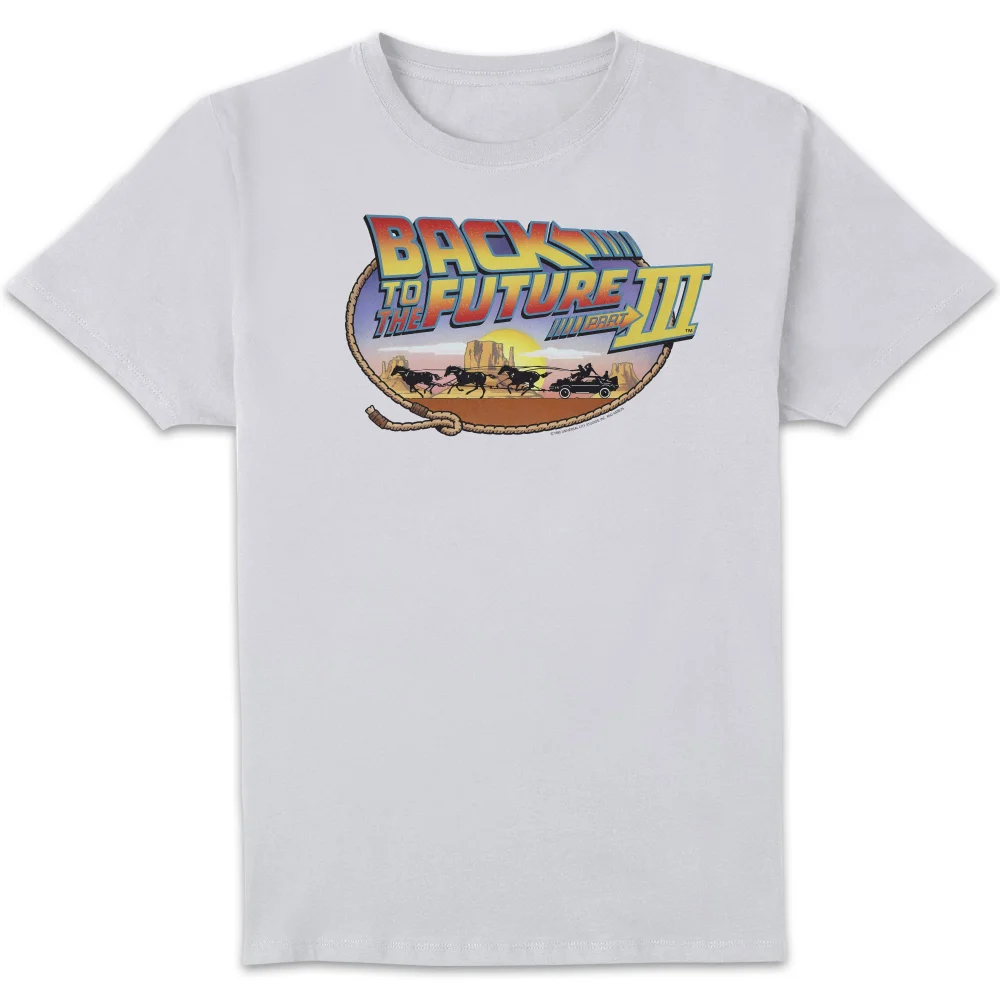 T-Shirt Homme Retour vers le Futur - Lasso - Blanc - S Image 1