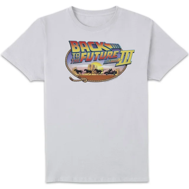 T-Shirt Homme Retour vers le Futur - Lasso - Blanc