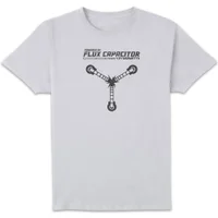 T-Shirt Homme Retour vers le Futur - Rechargé par le Convecteur Temporel - Blanc