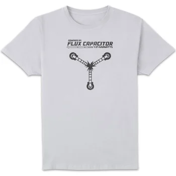 T-Shirt Homme Retour vers le Futur - Rechargé par le Convecteur Temporel - Blanc