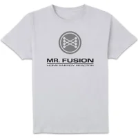 T-Shirt Homme Retour vers le Futur - Mr Fusion - Blanc - undefined undefined