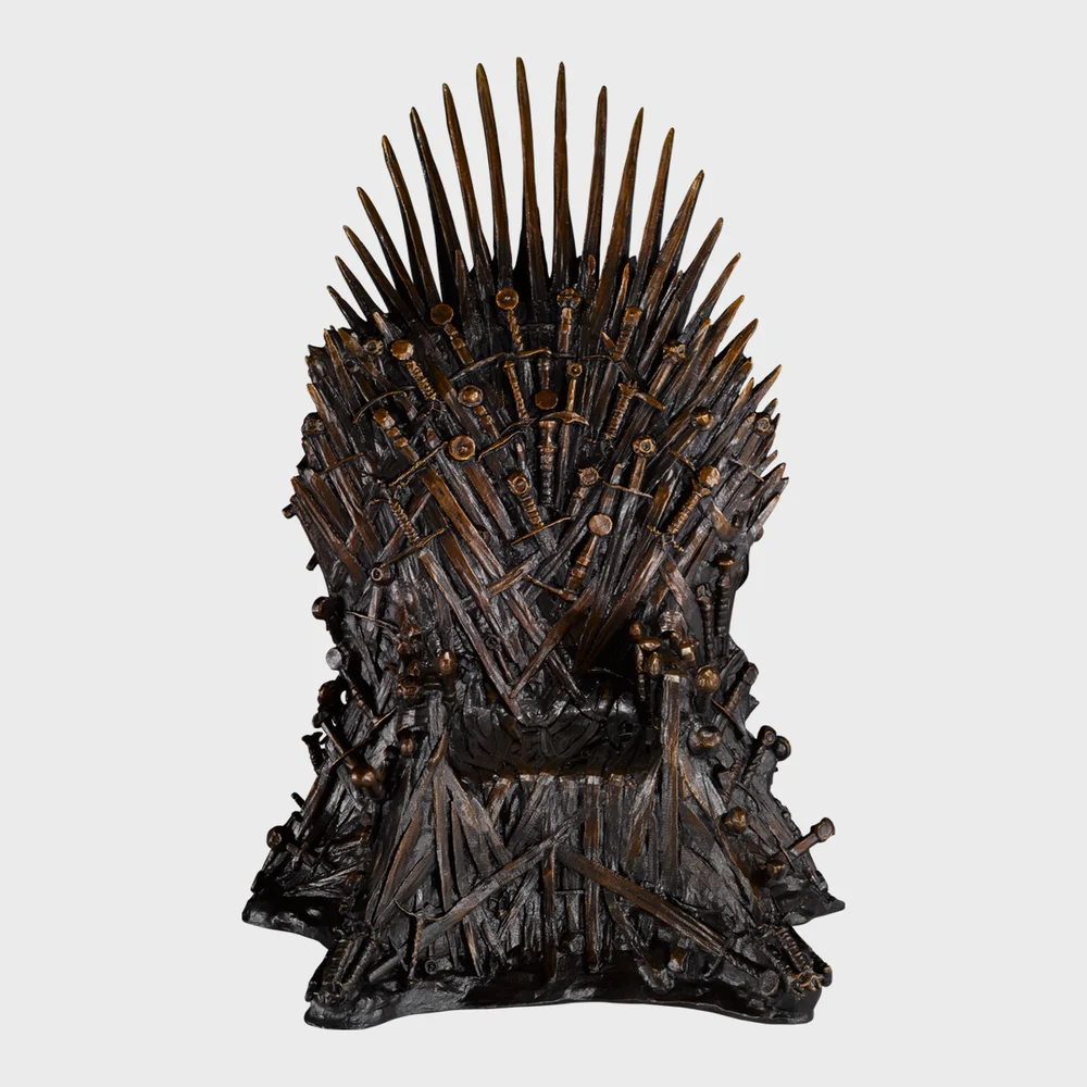 Noble Collection Game of Thrones Le Trône de Fer Statuette Deluxe en Bronze 35 cm Image 1