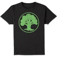 T-Shirt Homme Mana Vert - Magic : The Gathering - Noir