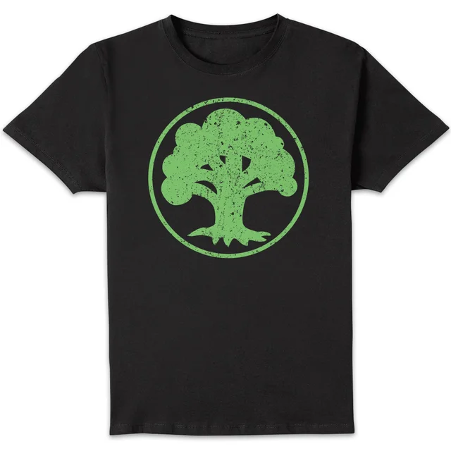 T-Shirt Homme Mana Vert - Magic : The Gathering - Noir