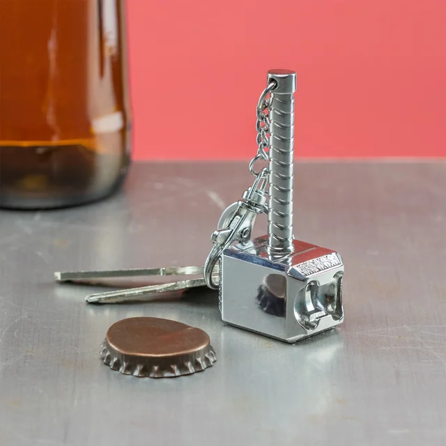 Porte-Clé Décapsuleur Marteau de Thor