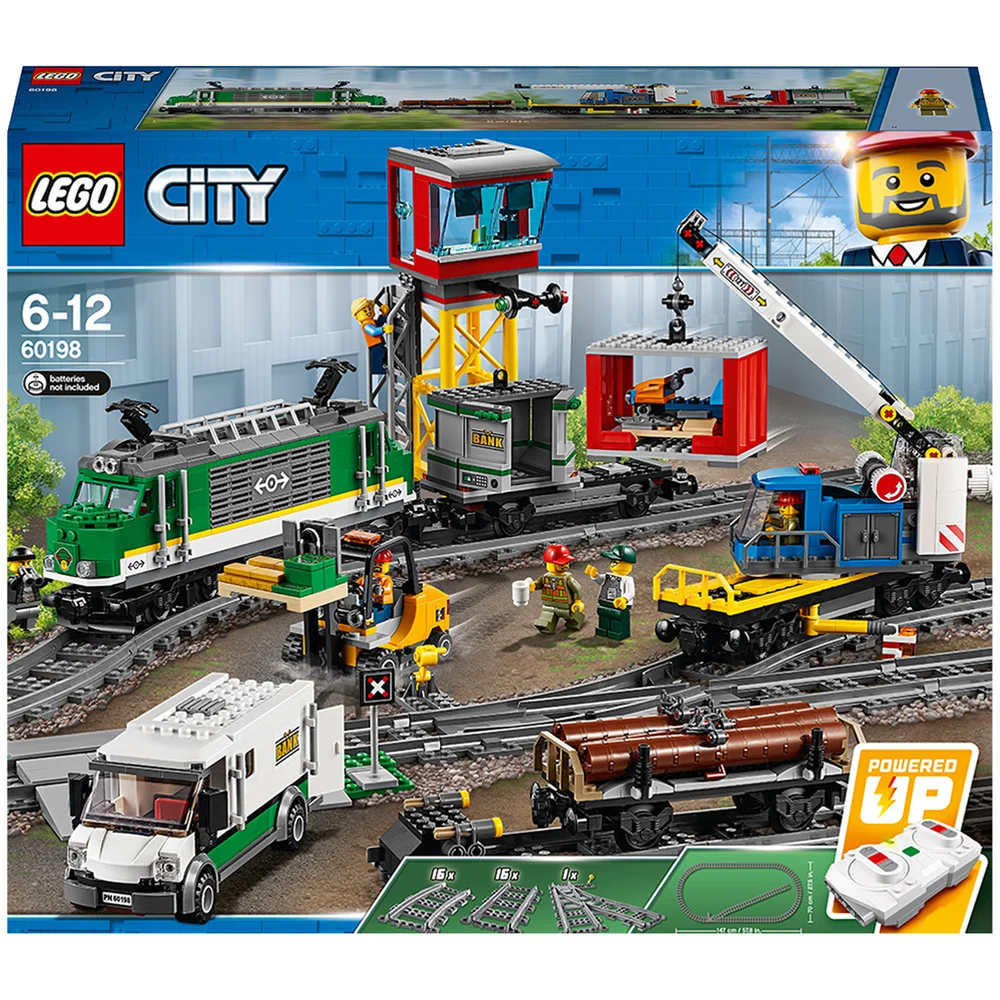 LEGO City: Le Train de Marchandises Télécommandé, Jouet pour Enfant dès 6 Ans(60198) Image 1