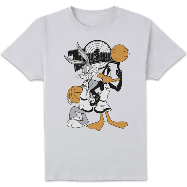 T-Shirt Homme Bugs et Daffy Time Squad Space Jam - Blanc