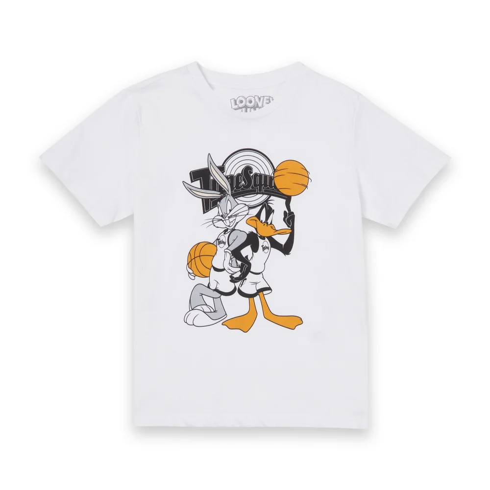 T-Shirt Enfant Bugs et Daffy Time Squad Space Jam - Blanc - 3-4 ans Image 1