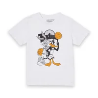 T-Shirt Enfant Bugs et Daffy Time Squad Space Jam - Blanc - undefined undefined