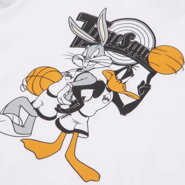 T-Shirt Enfant Bugs et Daffy Time Squad Space Jam - Blanc
