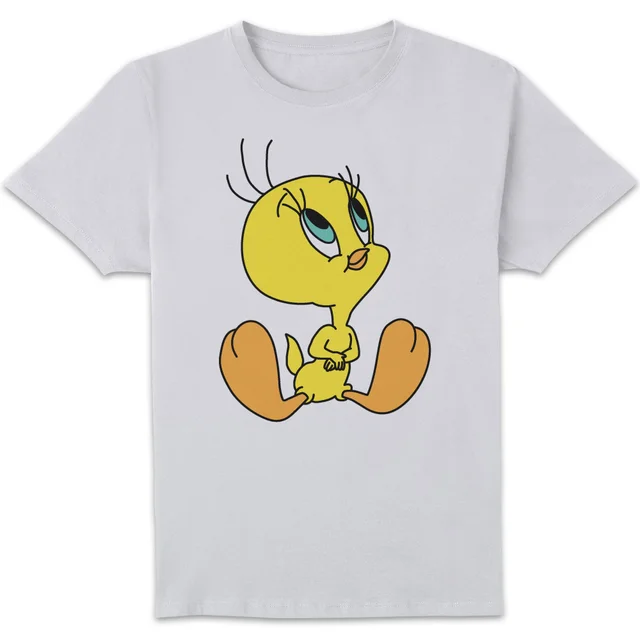T-Shirt Homme Titi Assis Looney Tunes - Blanc