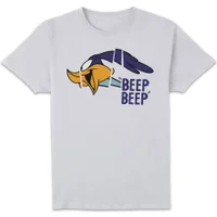 T-Shirt Homme Bip Bip et Coyote Looney Tunes - Blanc