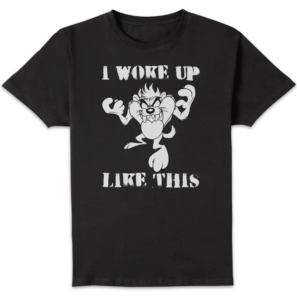 T-Shirt Homme Woke Up Like This Looney Tunes - Noir - S Image 1