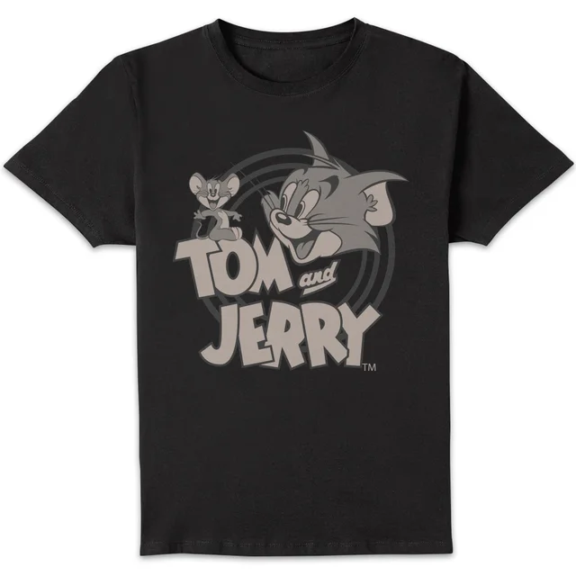 T-Shirt Homme Tom et Jerry - Noir
