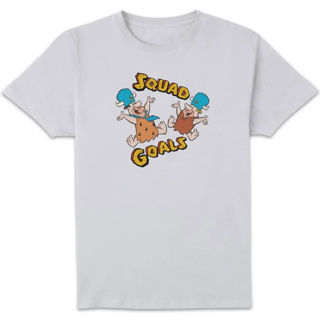 T-Shirt Homme La Famille Pierrafeu - Squad Goals - Blanc