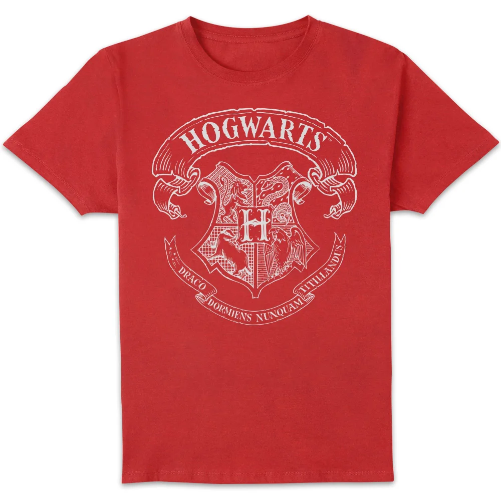 T-Shirt Homme Blason de Poudlard - Harry Potter - Rouge - S Image 1