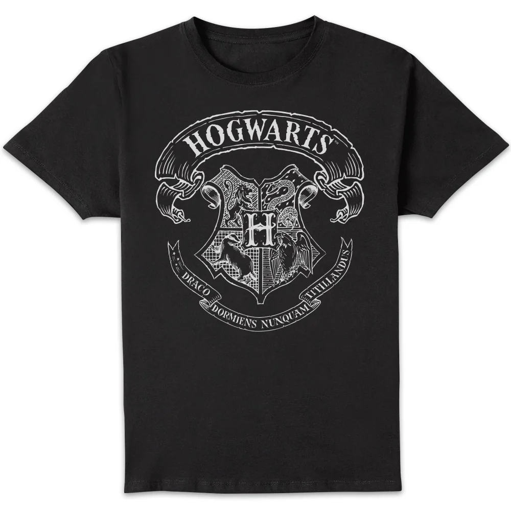 T-Shirt Homme Blason de Poudlard - Harry Potter - Noir - S Image 1