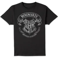 T-Shirt Homme Blason de Poudlard - Harry Potter - Noir