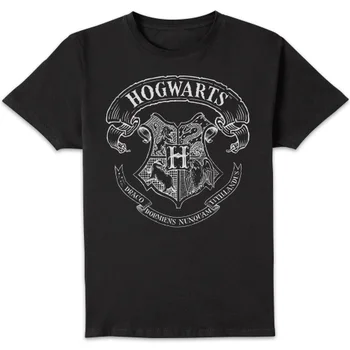 T-Shirt Homme Blason de Poudlard - Harry Potter - Noir